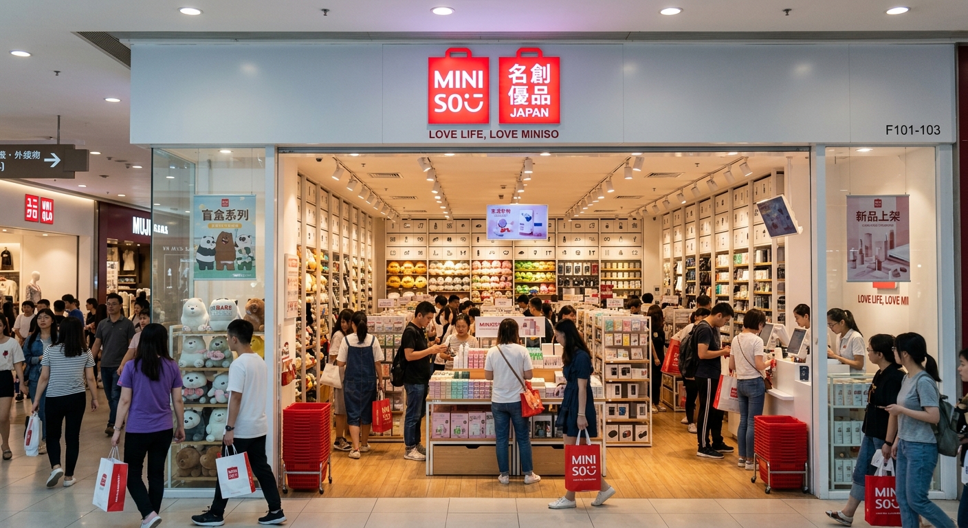 业绩数据超预期，名创优品港股大幅拉升