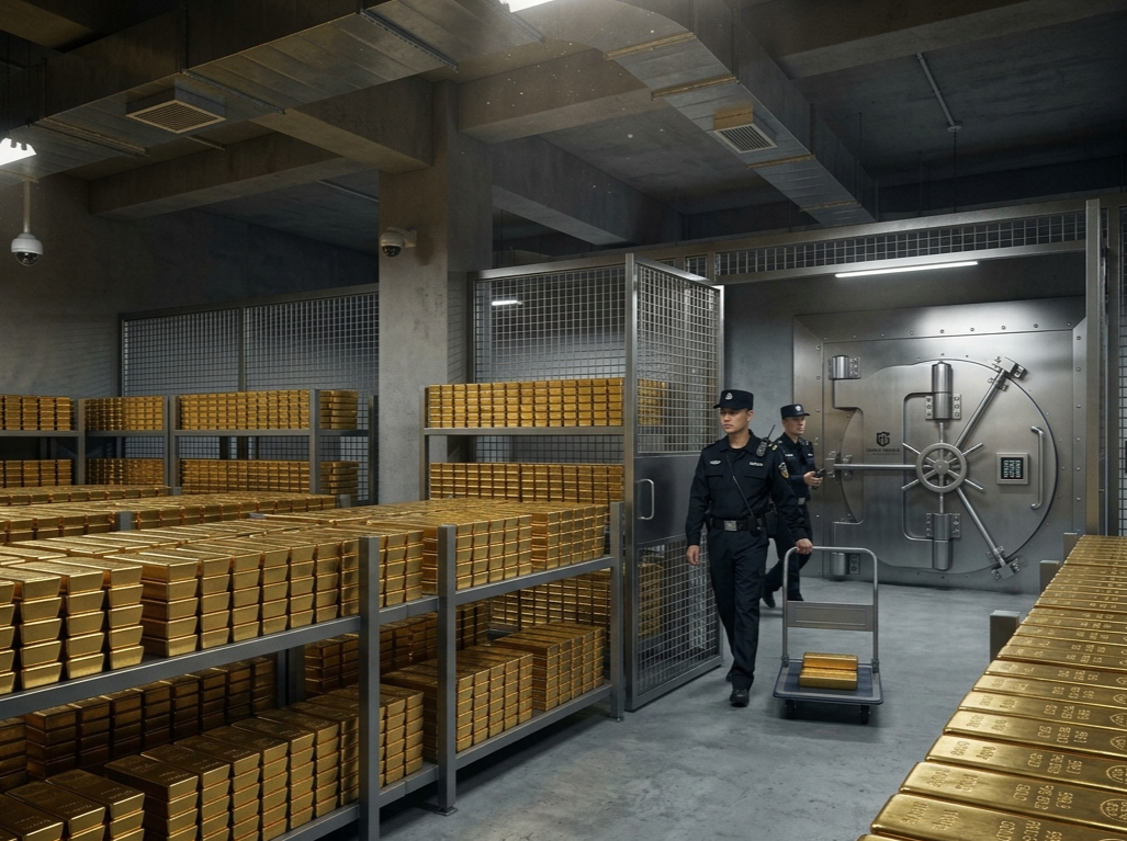 历史性转折:央行黄金储备市值,首超经息调后美元储备