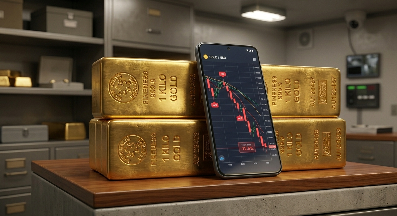 金价周五重挫,年内涨幅尽数回吐