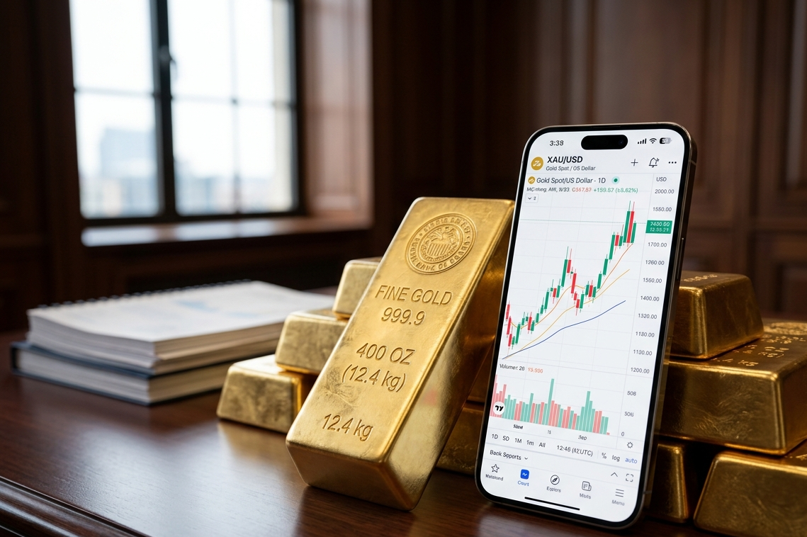 8月4日现货黄金冲高收涨,多头态势延续